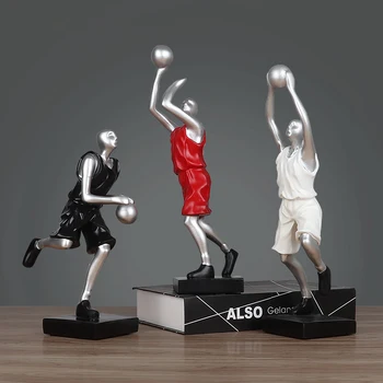 

[COS] Creative shooting basketball player decoration slam dunk master living room TV wine cabinet boy room soft birthday gift