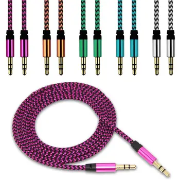 

1m Aux Cable 3.5MM Aux Car Audio Cord Male To Male Wire Line Replacement for Car Headphone MP3 Speaker