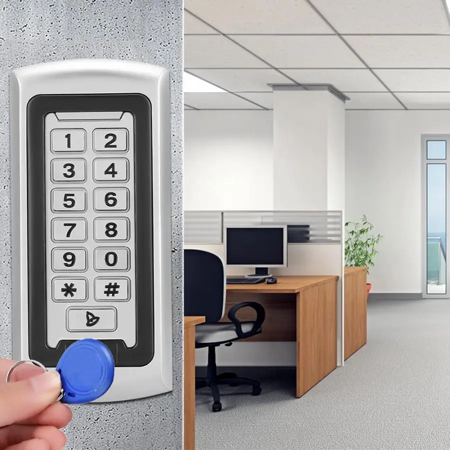 125 кГц RFID Открытый 2000 пользователей Wiegand 26 клавиатура безопасности управления доступом клавиатуры