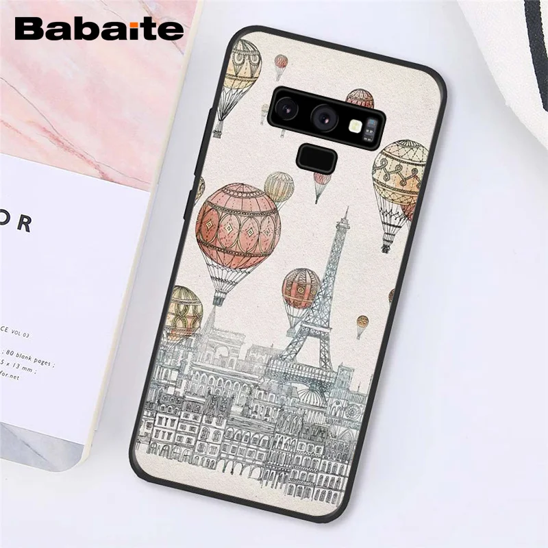 Paris London Eiffel Tower New york Lover Autumn Maple 
