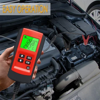 

Automobile Battery Tester Digital Car Battery Test Universal 12VAH CCA Voltage Battery Load Analyzer Car Vehicle Battery Tool