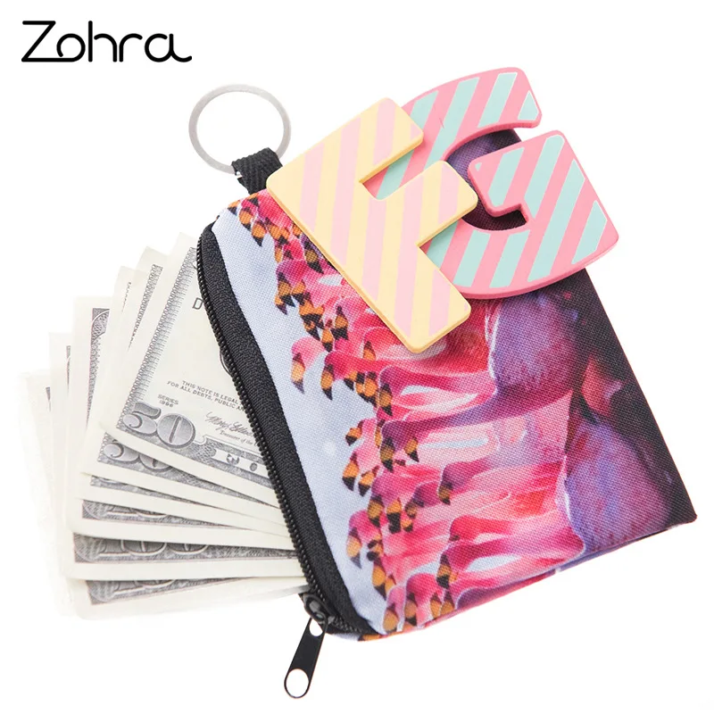 

Zohra New Style Hot Sales 3D Printed Flamingo Coin Pocket Multi-functional Key Wallet Coin Bag Wallet