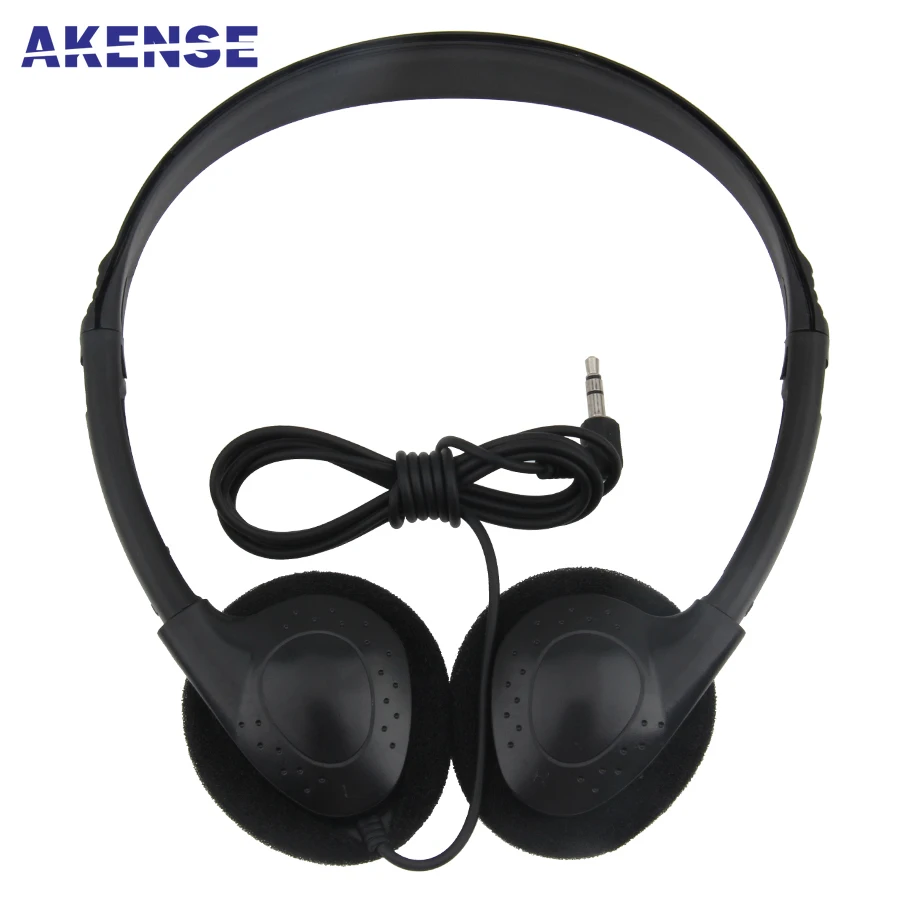 100pcs Disposable Headsets Earphones Headphones for School Library Classroom Airplane Hospital Students Kids and Adults