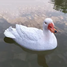 Животное утка Лебедь смолы украшения фигурки для сада поверхности воды украшения ремесла поверхности воды украшения Лучшие продажи для дома