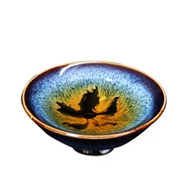 Чайная чашка керамическая чашка ручной работы винтажная маленькая чайная чаша китайский кунг-фу набор чайная посуда для напитков мастер чашки украшения, подарки