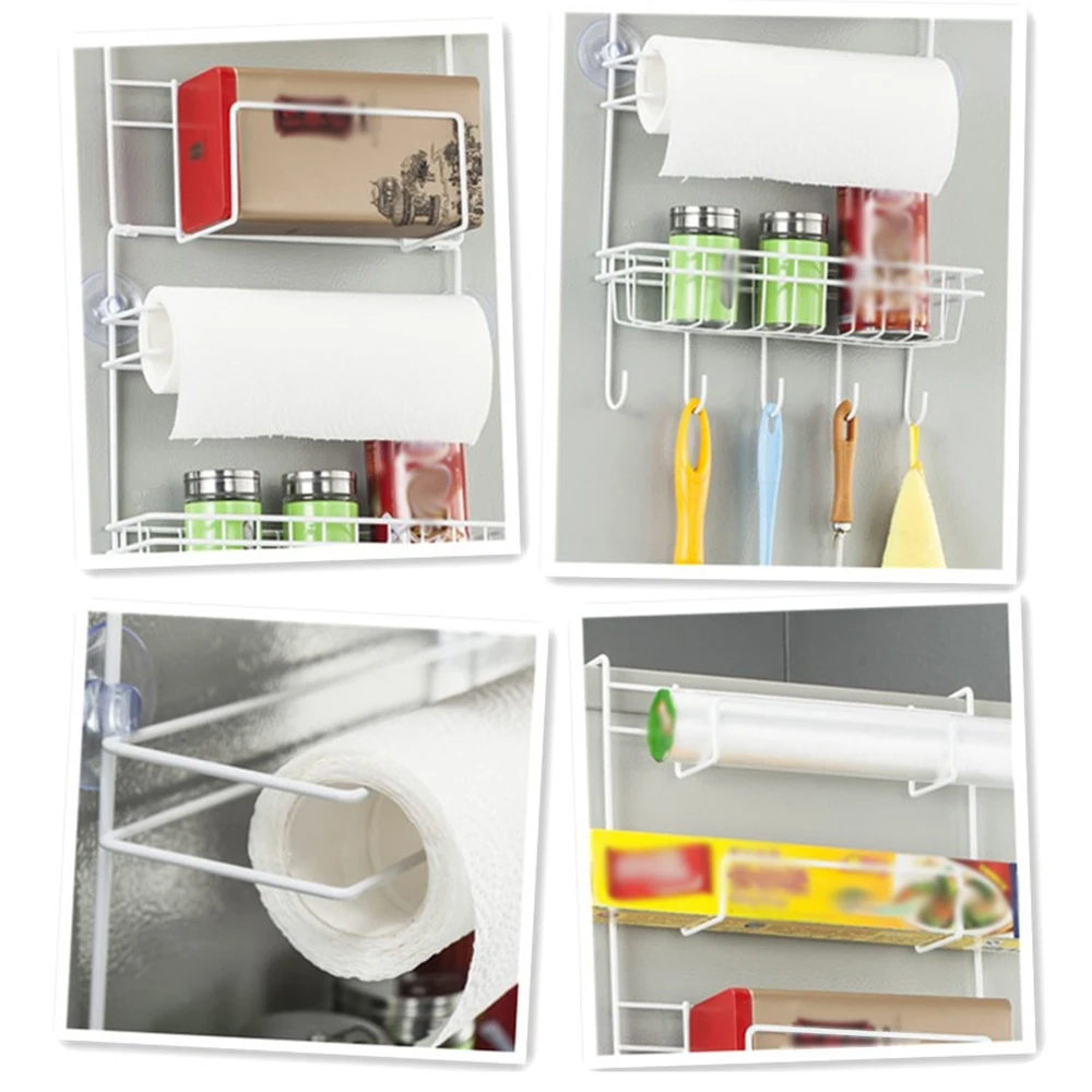 5 Layer Kitchen Side Shelf Rack Sidewall Multipurpose Shelf Crack Storage Rack Multi-Layer Holder Refrigerator Fridge