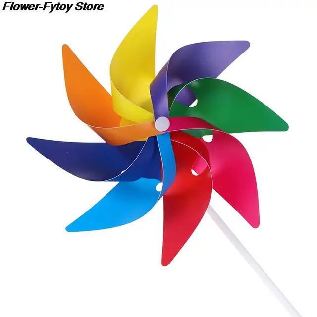 Handmade Wind Spinner Garden Yard Party Camping Windmill Wind Spinner Ornament Decoration Kids Toy 1