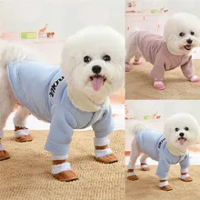 Зимний теплый свитер с вышивкой для собак, щенков, кошек, пальто, одежда, свитер, куртка, пальто, одежда@ 5