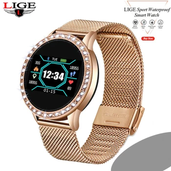 

LIGE 2019 New Smart Bracelet Blood Pressure Heart Rate Monitor Watch Intelligent Bracelet Fitness Tracker Pedometer Wristband