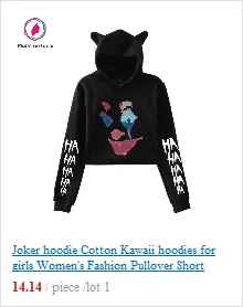 Joker Cosplay Hoodie Joaquin Phoenix Joker 3D New Movie Fans Sweatshirts Hoodies Men/Women Outwear Coat