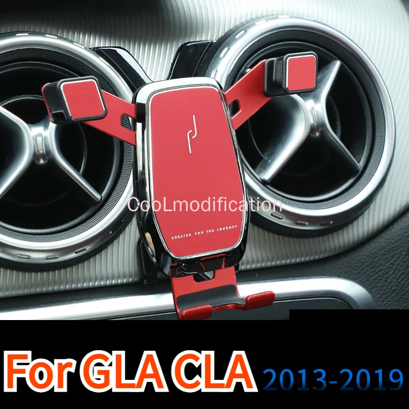 Car phone holder for Mercedes-Benz GLA 45 amg X156 CLA W117 C117 GLA200 GLA250 COUPE interior modified mobile phone bracket phone holder mobile phone holder