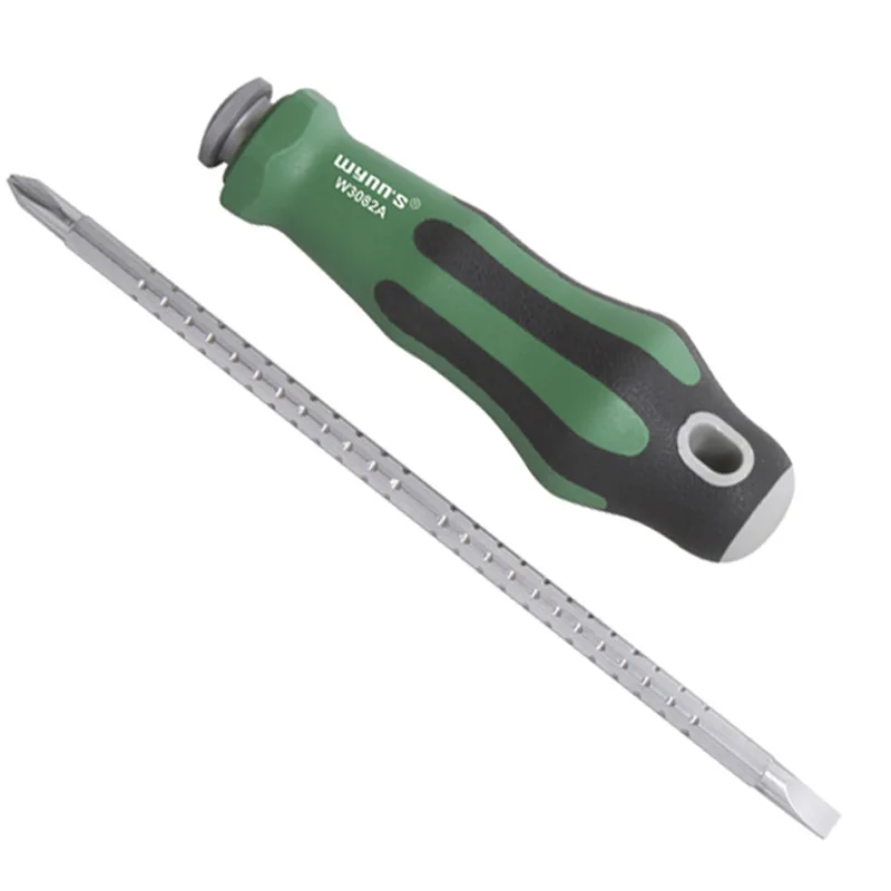 

Wynns Telescopic Dual-use Screwdriver Adjustable Screw 6 in Rod Screwdriver Cross A- line Screwdriver W3082A