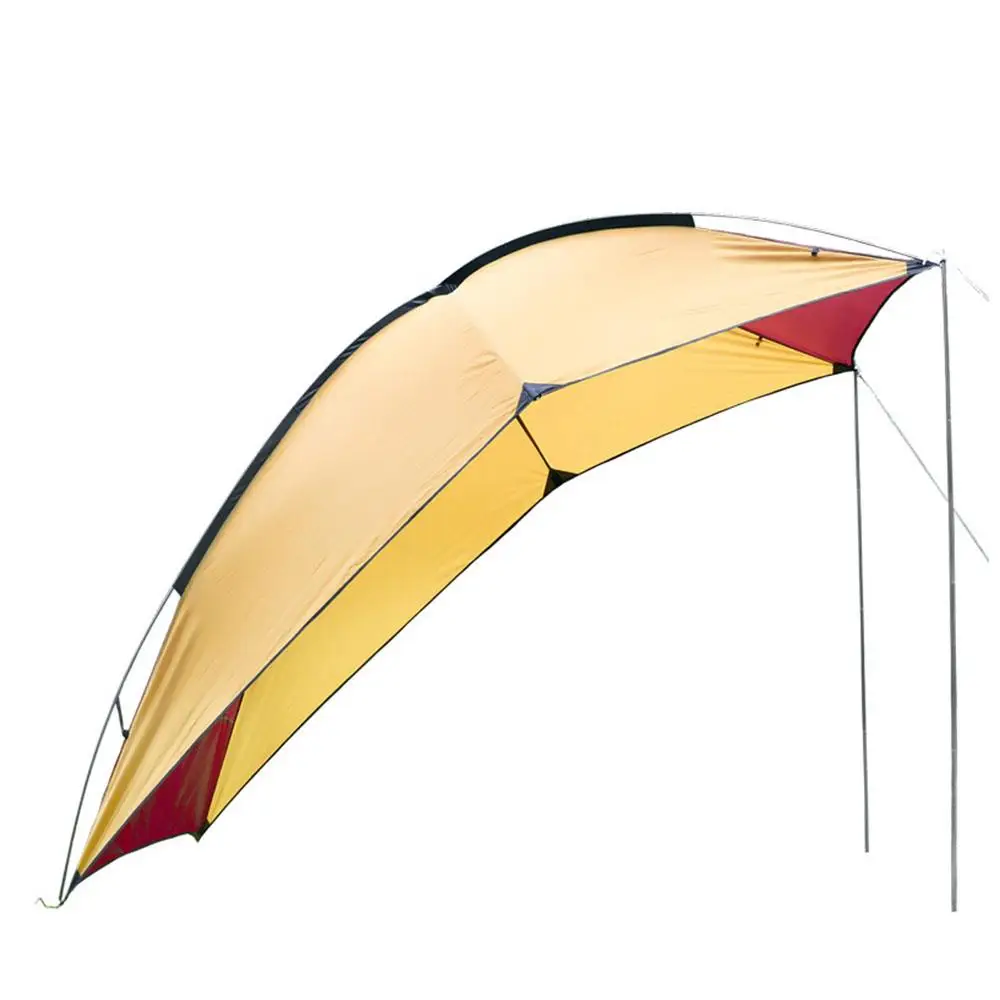 

Family Durable Fiberglass Rod Waterproof PU 2 Colors Picnic Outdoors Camping Self-Driving Travelling Bedding Folding Tent