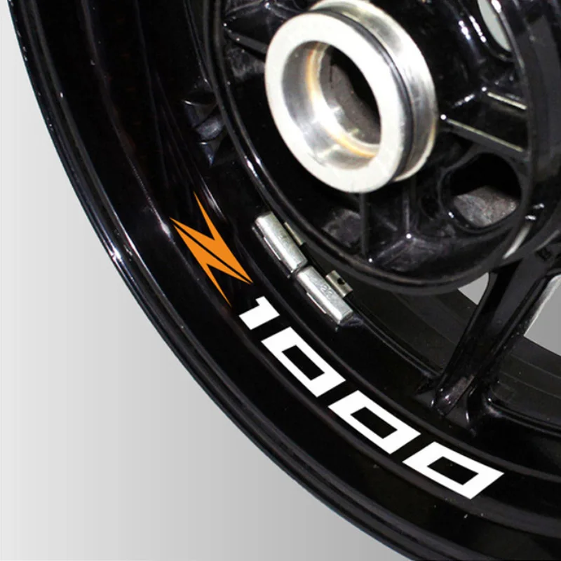 Мотоцикл колеса шины водонепроницаемый светоотражающий стикер для kawasaki Z1000 z 1000
