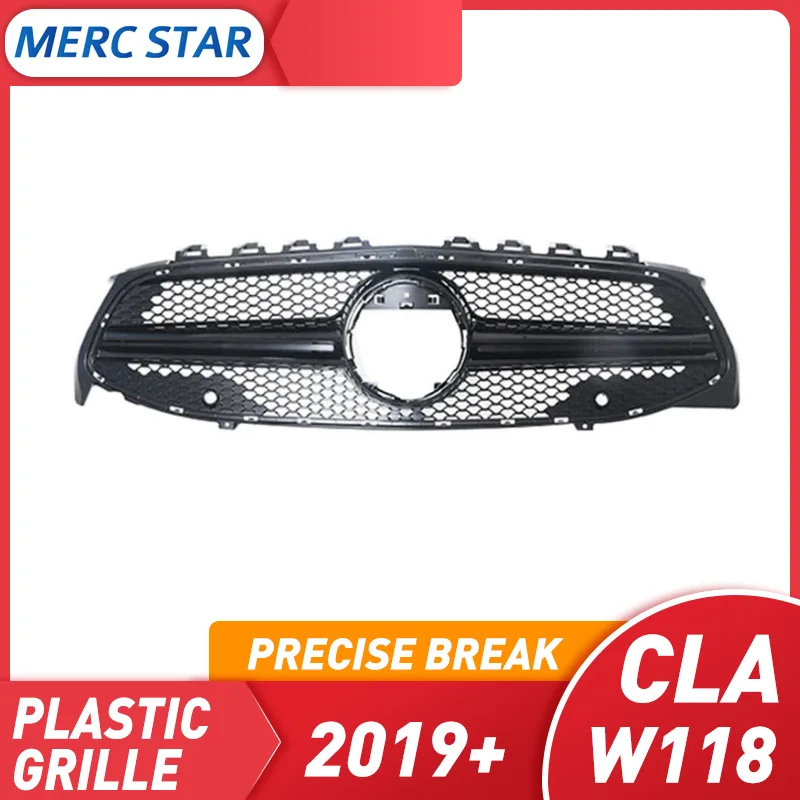 Rejilla delantera para CLA200 220d W118 GT 12,12, rejilla de diamante para cla200 220d W118
