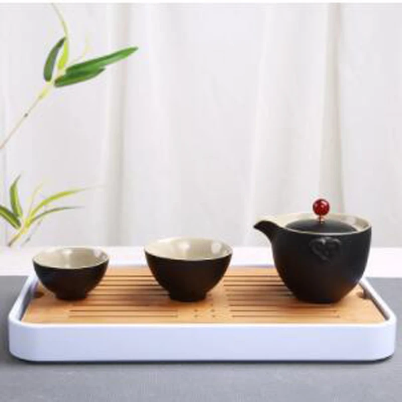 Бамбуковый чайный поднос твердая бамбуковая чайная доска кунг фу чайные