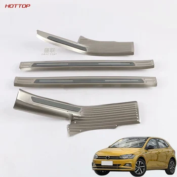 

Stainless Steel inner Exterior Door Sills for Volkswagen VW polo PLUS 2019