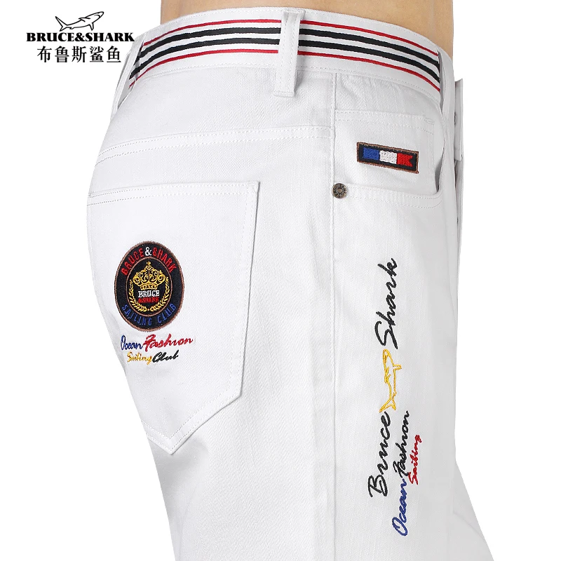 50% OFF Men zipper jeans Slim men trousers 2020 autumn men Casual Denim Pants Classic Cowboys Young men white jeans trousers