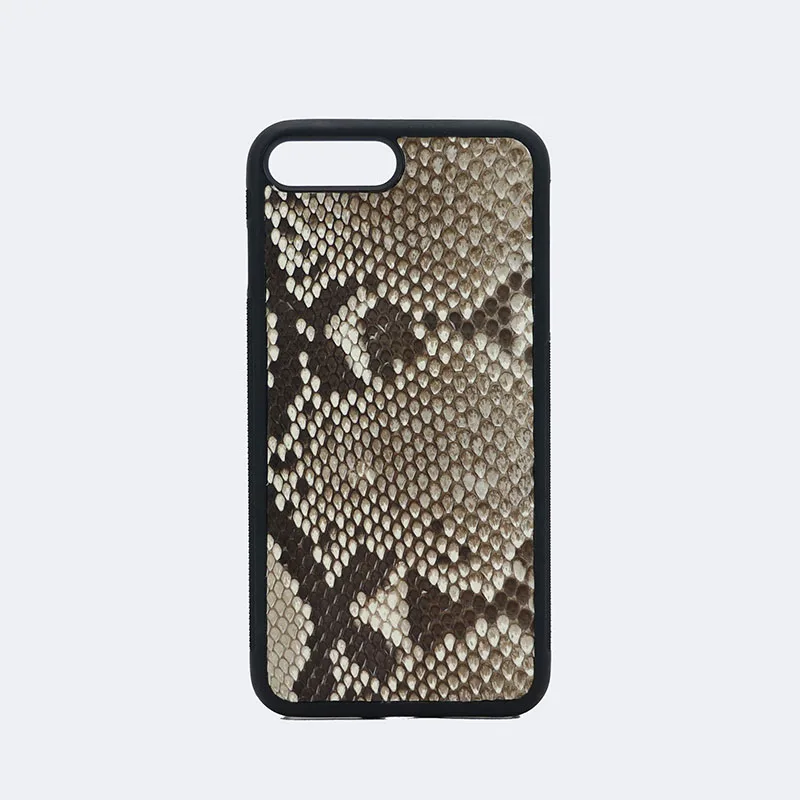 natural phone case Новое поступление, роскошный кожаный мужской чехол для кредитных карт из змеиной кожи питона, для девушек и женщин, с 4 отделениями для карт - Цвет: natural phone case