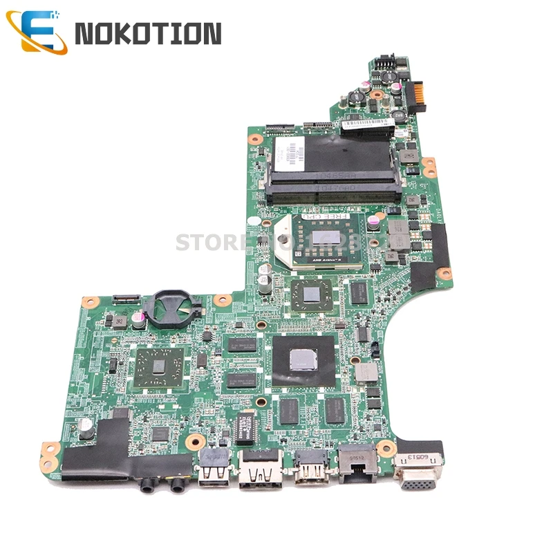 NOKOTION материнская плата для ноутбука hp pavilion DV7-4000 615687-001 605498-00 DA0LX8MB6D1 основная плата HD5650 1 Гб