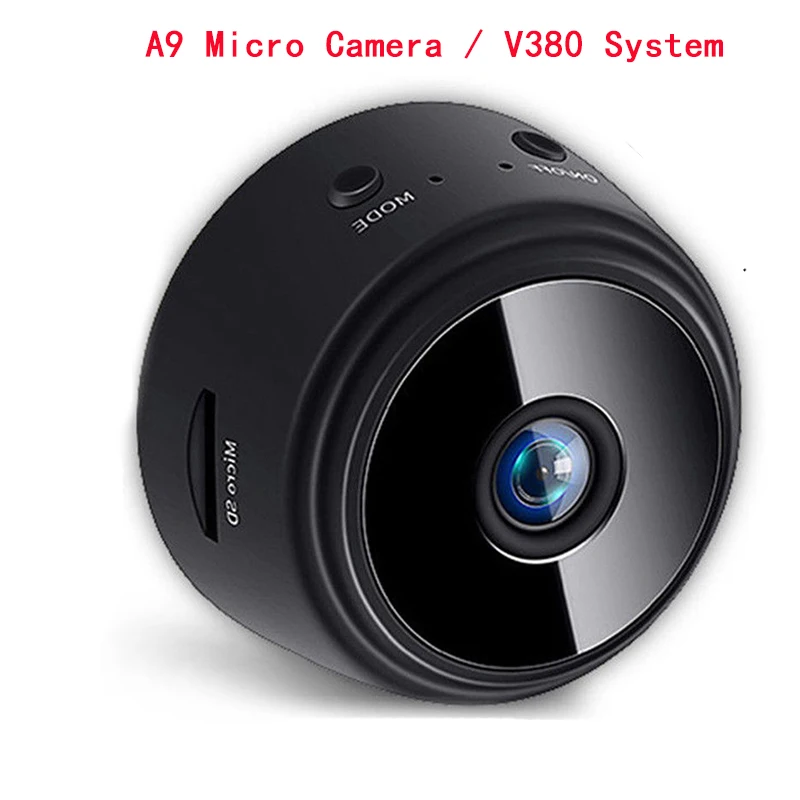 AS Picture Mini Cam WIFI IP Camera A9 FULL HD 1080P Night VisionWireless Micro webcam Camcorder Video Recorder Support Remote View TF card - Цвет: AS Picture