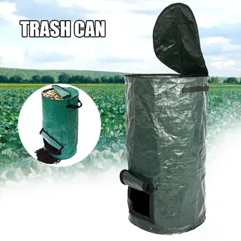 

HOT Reuseable Garden Leaf Waste Can Yard Compost Bin for Fruit Kitchen Waste Grower TI99