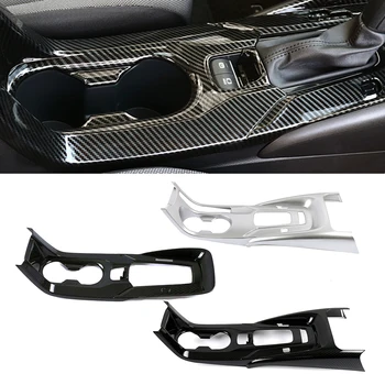 

For Toyota Corolla Altis Hybrid 2019 2020 Carbon Fiber Color AT Gearbox Gear Shift Panel Water Cup Holder Cover Trim