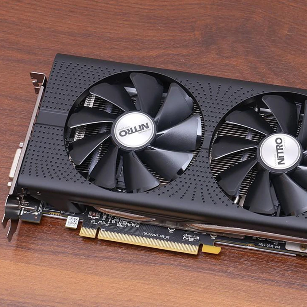 Видеокарты SAPPHIRE Radeon AMD RX480 8 Гб видеокарта AMD Gaming PC видеокарта RX480 GPU 256bit 8 ГБ GDDR5 настольная игровая Карта Б/у