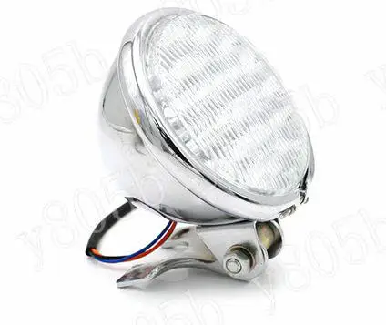 A Металлический светодиодный " фара для Honda Shadow Spirit Sabre Aero ACE Steed VLX 400 600 1100 DLX VTX1300 1800 Magna VF 250 750 GoldWing - Цвет: A