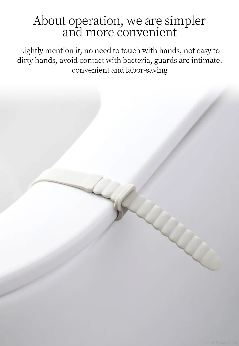 Xiaomi JORDAN& JUDY крышка туалетного подъемника Бытовая анти-Грязная рука открытый унитаз и поставить туалетный Лифт на унитаз крышка открывалка