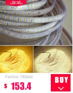 Fanlive50m/lot Dc12V 5050 полосы света 5050 60 Светодиодные ленты Light 5050 300 светодио дный Waterprooof 12 вольт светодио дный огни Светодиодные ленты свет