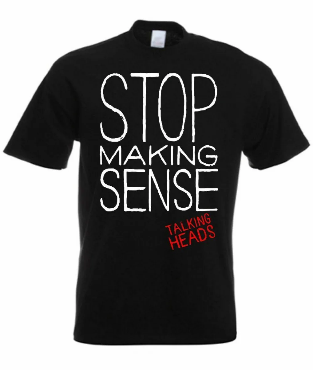 Talking Heads Stop Making Sense Ретро музыка Футболка Высокое качество Повседневная печать