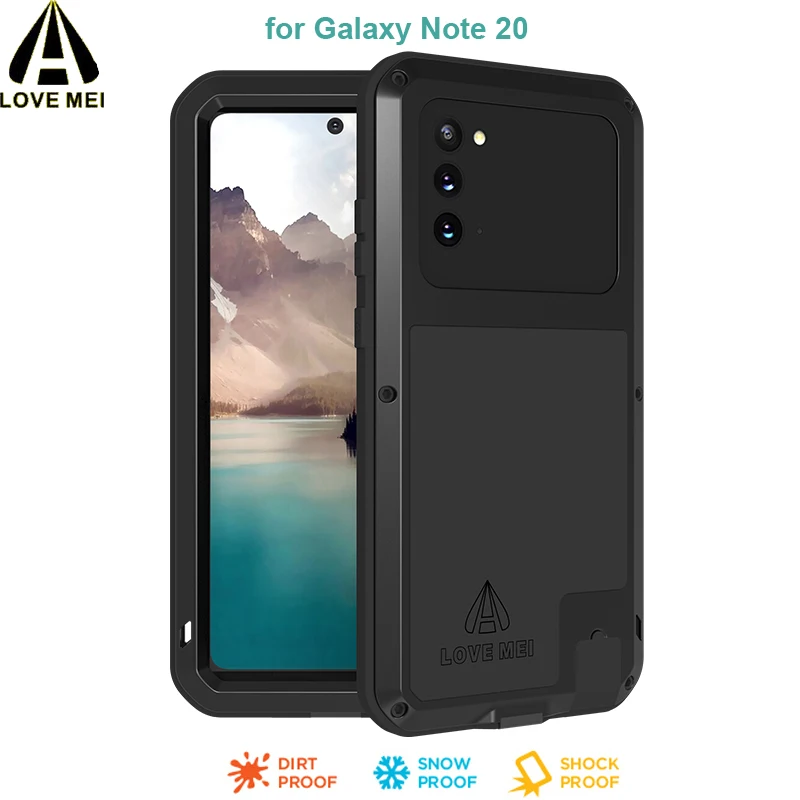 Водонепроницаемый ударопрочный металлический бронированный чехол для Samsung Galaxy