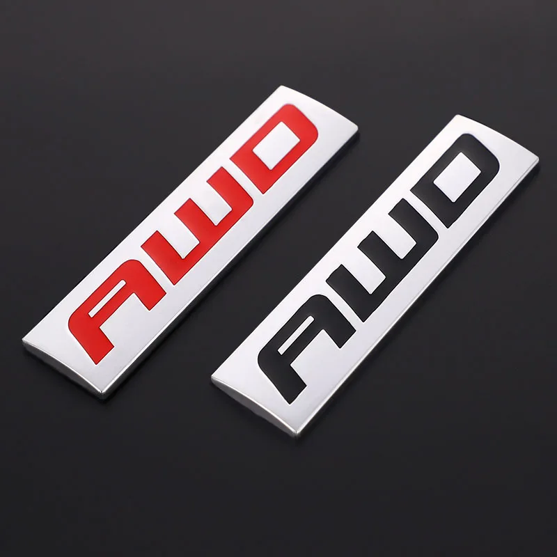 3D Металлические автомобильные наклейки эмблема awd значок на заднее стекло для