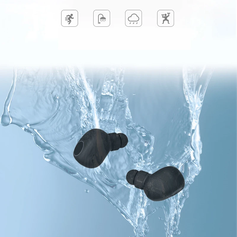 TWS Mini Earbuds Bluetooth 5 0 Earphones Wireless Noise Canceling Headset Headphone with Dual Mic for iPhone x Samsung