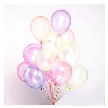

30pcs 10inch Crystal Latex Balloons Transparent Balloon Clear Globos Birthday Party Wedding Decorations Supplies Helium Ballon
