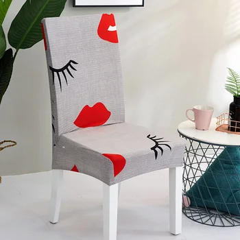 

Printing Zebra Stretch Chair Cover big elastic seat chair covers painting slipcovers Restaurant banquet hotel home decoration