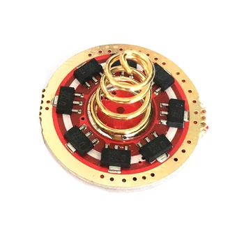 

Diameter 26mm AMC7135 x 15 5A current SST-40 LED Driver circuit Board 6 modes for JKK70 Flashlight 18650 26650 LED Torch Lantern