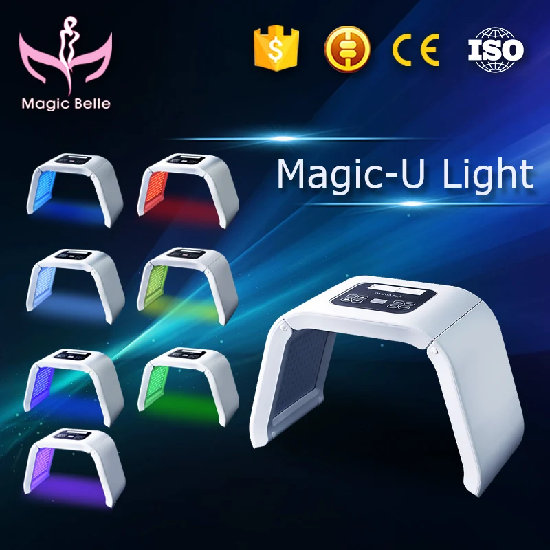 

Hottest 7 Color LED PDT Light Therapy Skin Care Rejuvenation Acne Remover Anti-Wrinkle Beauty Machine for Salon