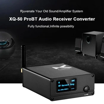 

HOT-xDUOO xQ-50 PRO Bluetooth 5.0 o Receiver Converter DAC Type C HD CS8406 ES9018K2M Decoder Receiver Converter