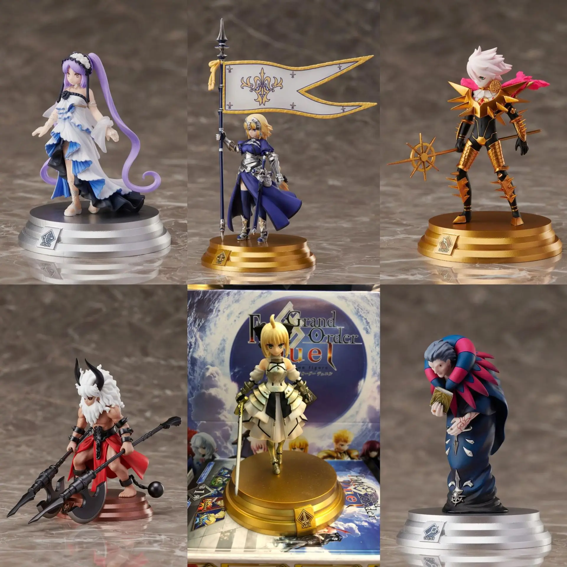 

Anime Fate Fgo2 S 6-SABER 6-Donostia Joan of Arc Capsule Toy Doll Garage Kit Decoration