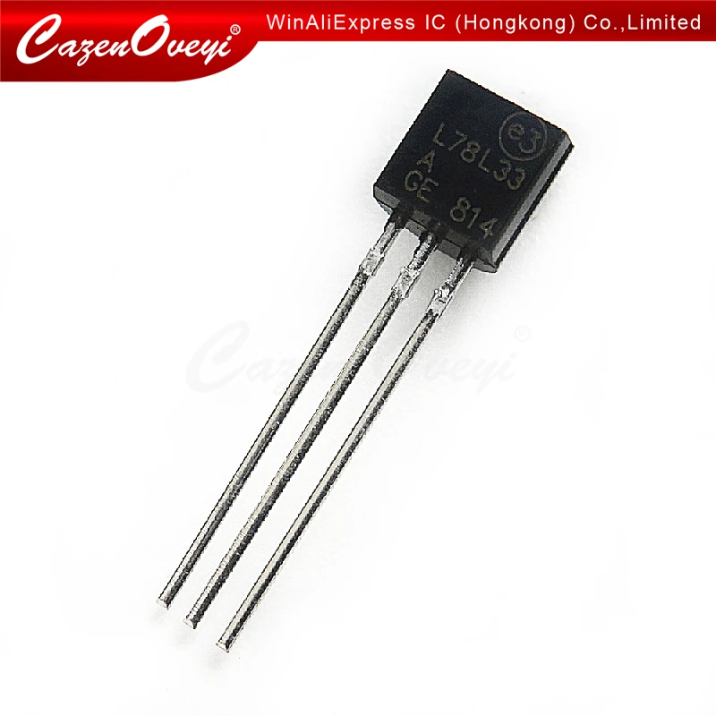 10pcs/lot L78l33acz To-92 78l33 L78l33 To92 L78l33a 3.3v Voltage ...