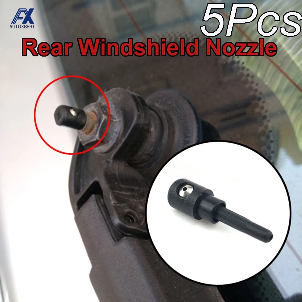 x5 Rear Tailgate Windshield Washer Jet Nozzle For Skoda Fabia Superb Yeti Seat Alhambra Altea Arosa Exeo Ibiza Leon Toledo