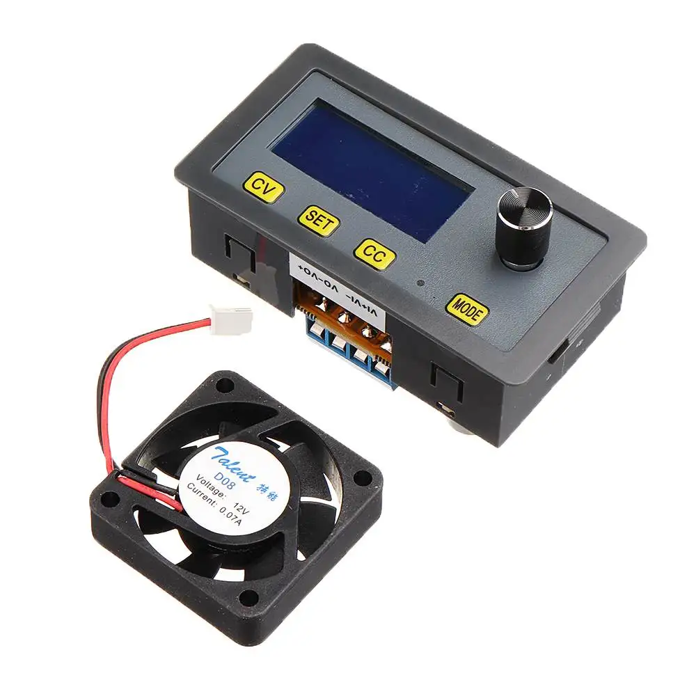 Dc-dc 6-32V до 0-32V 5A 160W lcd Цифровой Регулируемый понижающий блок питания регулятор напряжения Модуль преобразователя с вентилятором