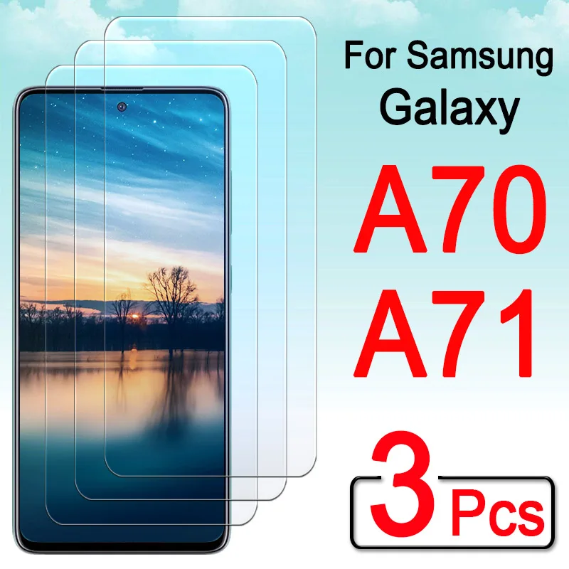A71 Защитное стекло для samsung a70 a 71 70 Защитная пленка экрана galaxy 71a 70a армированное