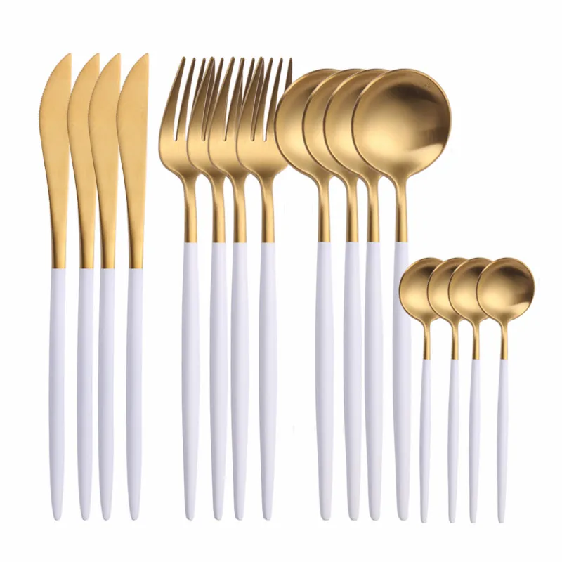 Многоразовый набор столовых приборов из нержавеющей стали столовые приборы