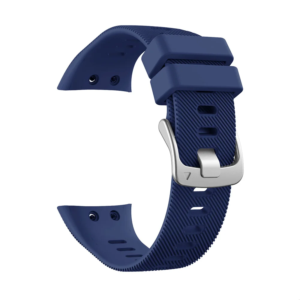 Силиконовый браслет для Garmin Forerunner 45 S, спортивный сменный ремешок для часов Garmin Forerunner 45, умный ремешок для часов - Цвет: Midnight blue