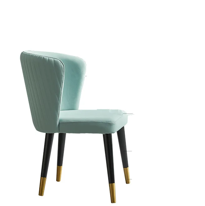 1 CHAIR54x58x88cm Светильник класса люкс стиль Пост Модерн, натуральный деревянистый обеденный стул вентилятор стул американский стиль офис продаж, чтобы обсудить стул Nordic простой кофе в английском стиле ретро - Цвет: 1 CHAIR54x58x88cm