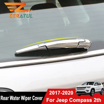 

Zeratul 3Pcs/Set ABS Rear Water Wiper Protection Cover for Jeep Compass 2th 2017 - 2020 Wiper Windshield Blade Trim Sticker