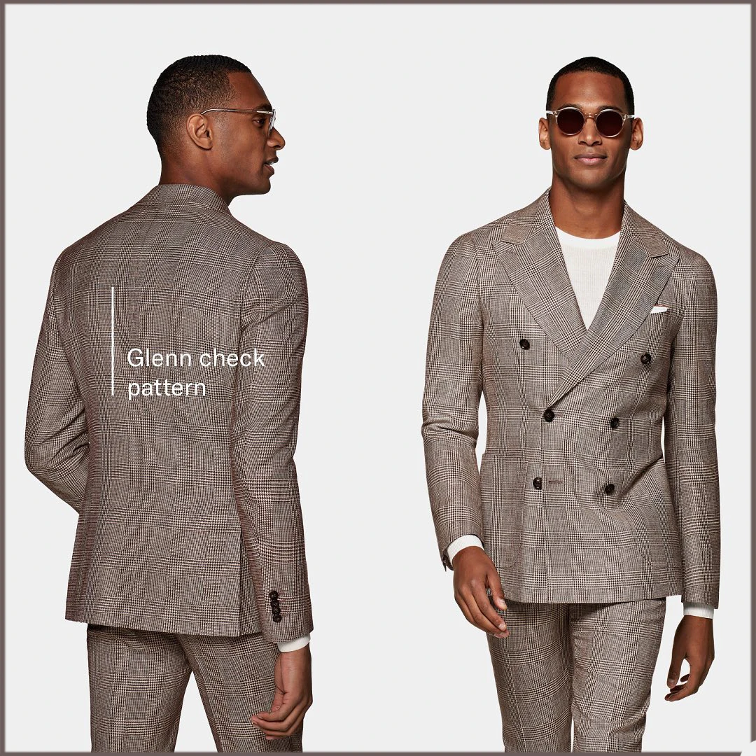

Costume Homme Business Men Suits Fashion Tailor-Made 2 Pieces Plaid Coat Pants Tuxedos Formal Wedding Custom Made Fashion Prom